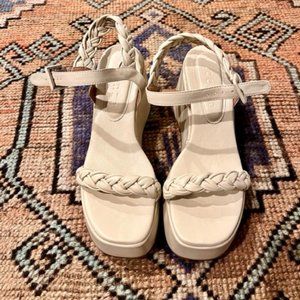 Vicenza Platform Heel Creme